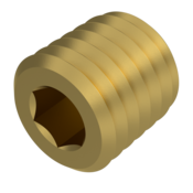 DIN 906, sim. Taper pipe plug with Whitworth pipe thread, G 1/8'', brass