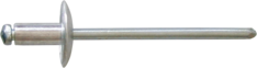 Gesipa blind rivet, large head H12, 4x12, AL/ST, CR: 6,5-8,5